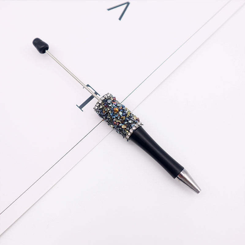 Wholesale Beadable Pen Irregular Gravel Rhinestones DIY Pens