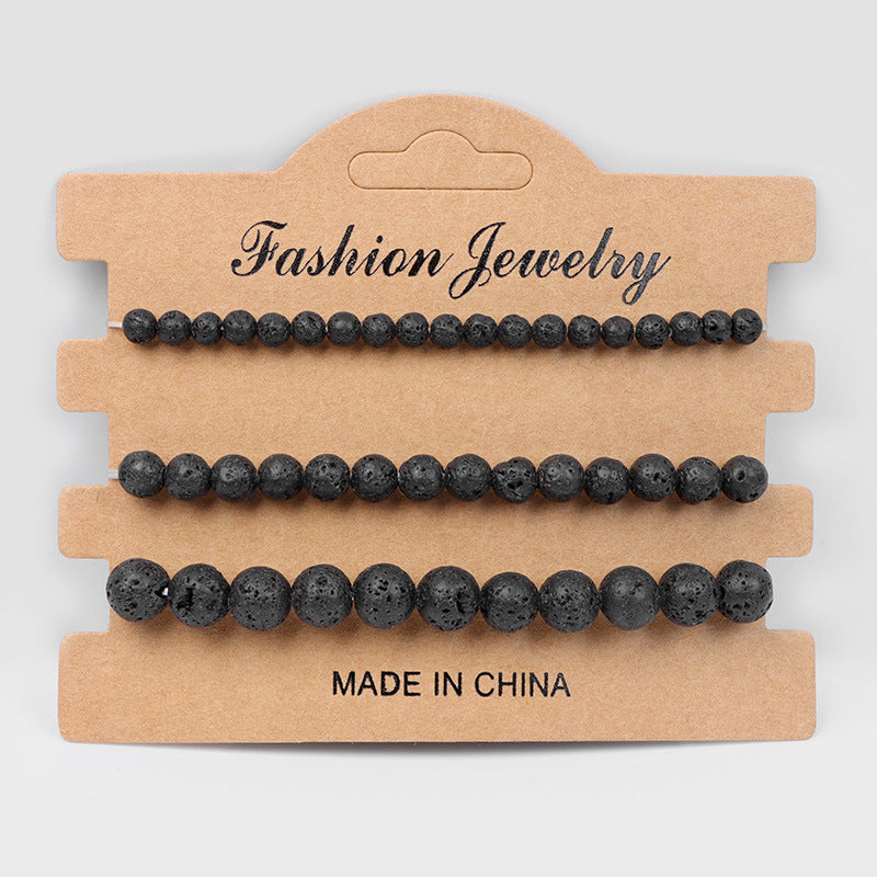 Wholesale 4mm6mm8mm Natural Stone Beads Bracelet