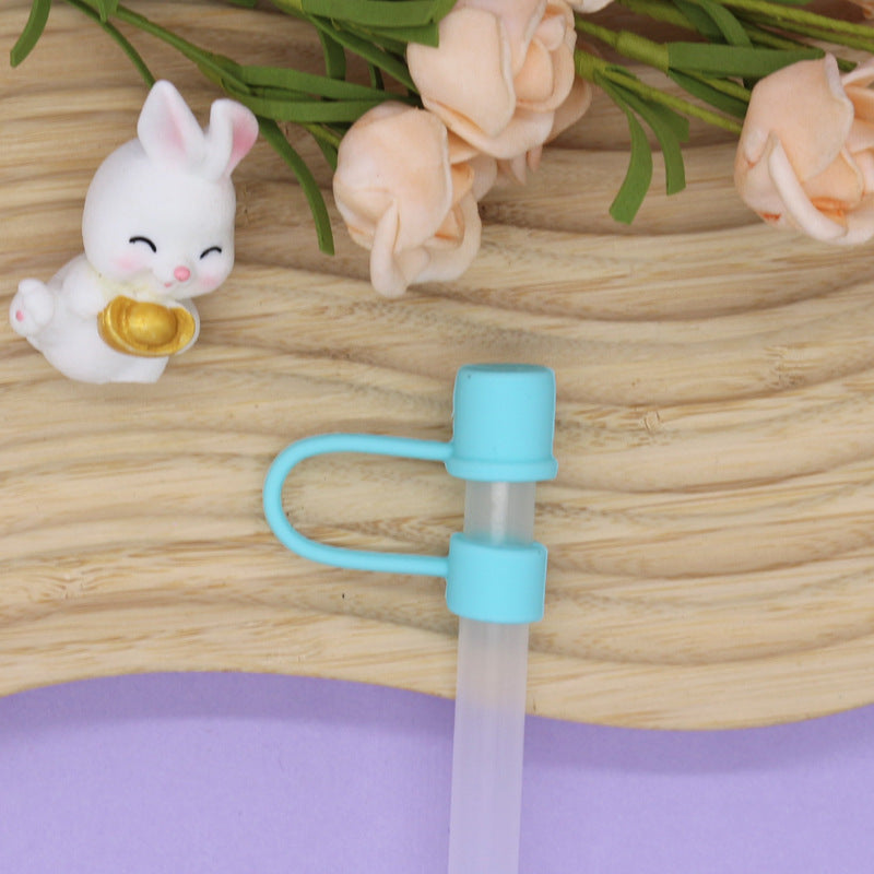 Wholesale 10mm Silicone Straw Cap Dustproof Plug