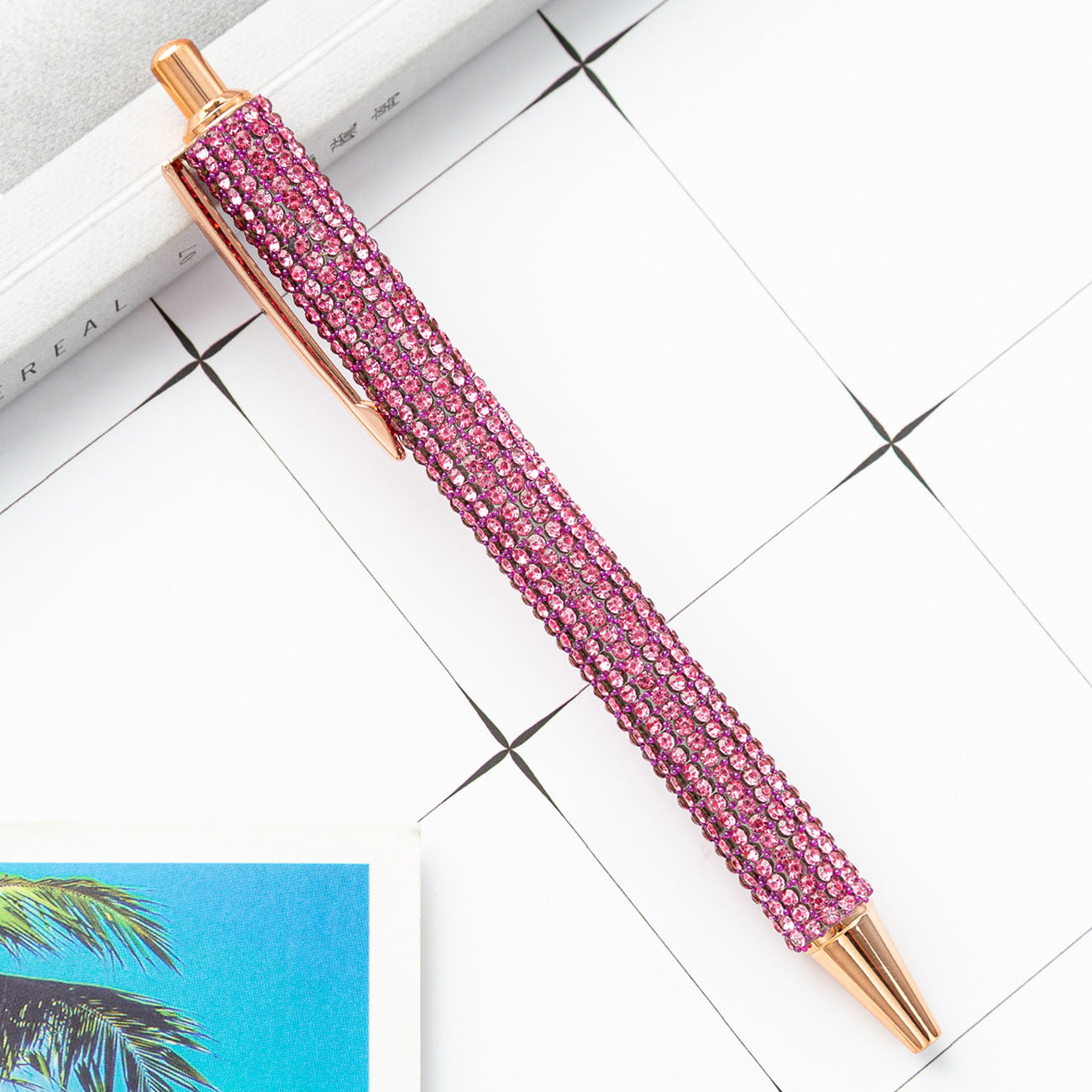 Wholesale Pressing Rhinestone Metal Pens