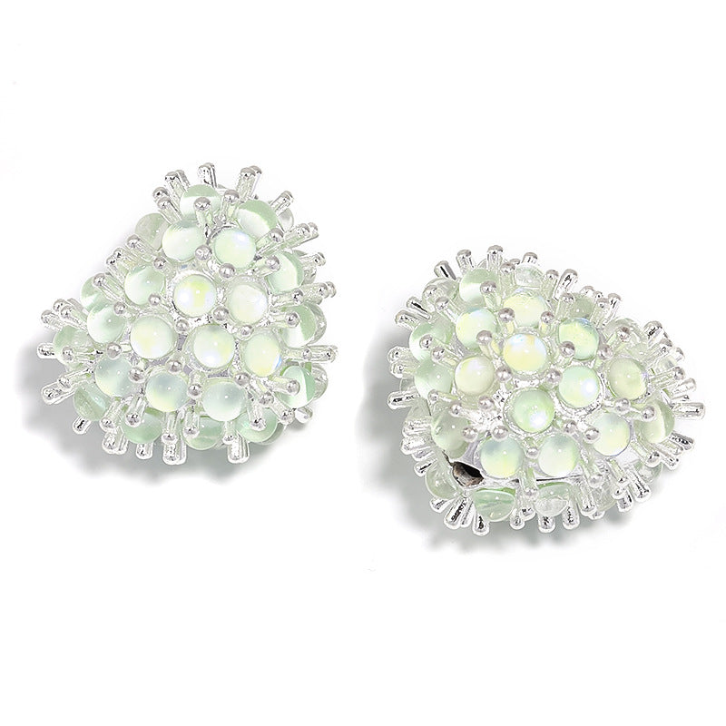 Wholesale 5pcs Heavy Worker Fish Beads Love Alloy Peach Heart Vertical Hole Beads DIY Accessories