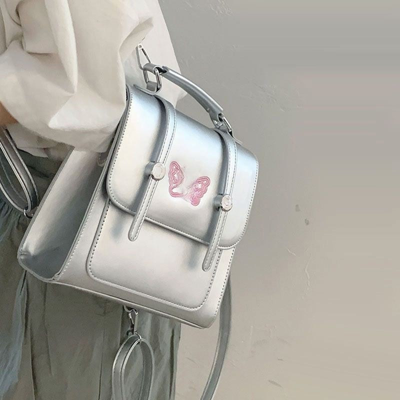 Wholesale Fashion Solid Color Textured Backpack