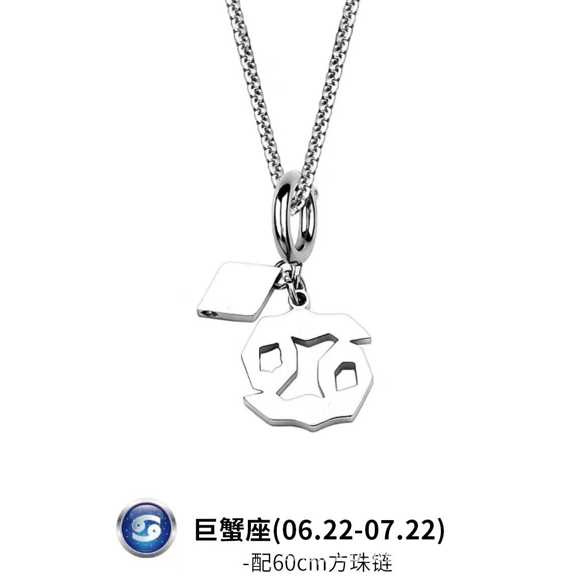 Wholesale Stainless Steel Twelve Zodiac Signs High-end Niche Design Simple Titanium Steel Necklaces