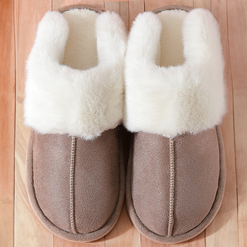 Wholesale of Autumn and Winter Plush Cotton Slippers