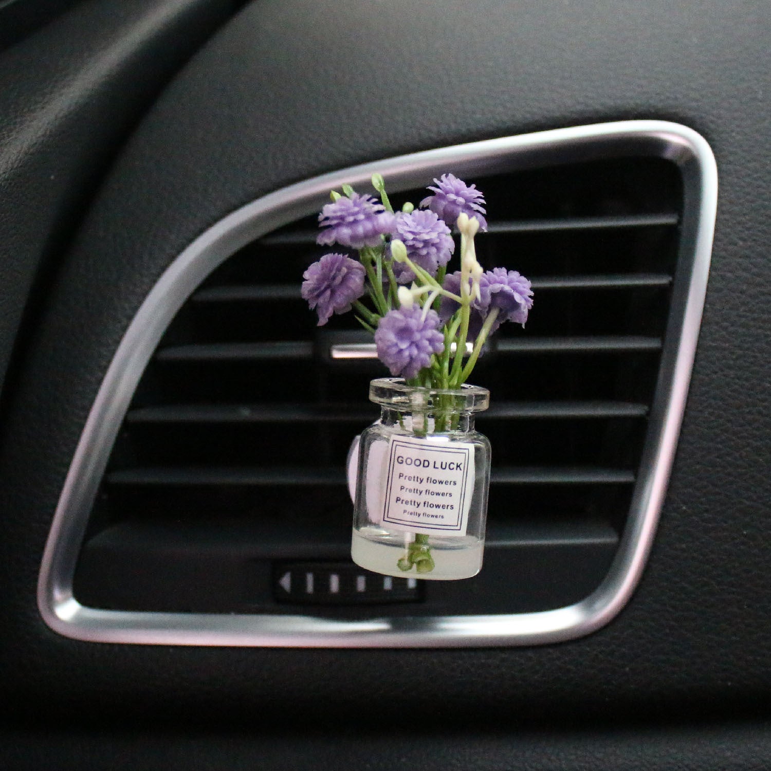 Wholesale Gypsophila Glass Vase Car Air Conditioning Vent Perfume Clip