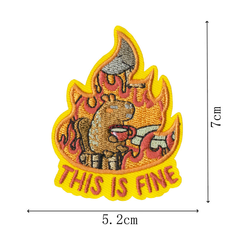 Wholesale Fun Duck Series Embroidered Applique