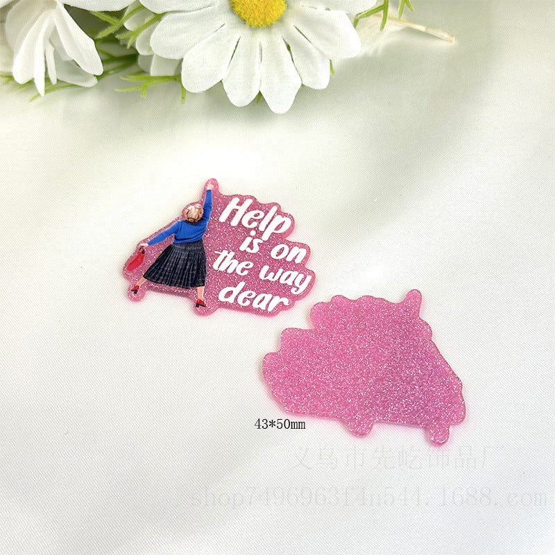 Wholesale 50pcs Loose Powder Cartoon Medical Series Acrylic DIY Patch Accessories