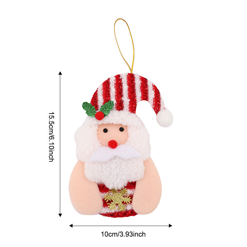 Wholesale Christmas striped decorative pendants