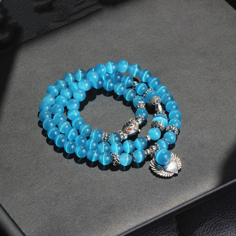 Wholesale Crystal Opal 3 Circle Bracelet