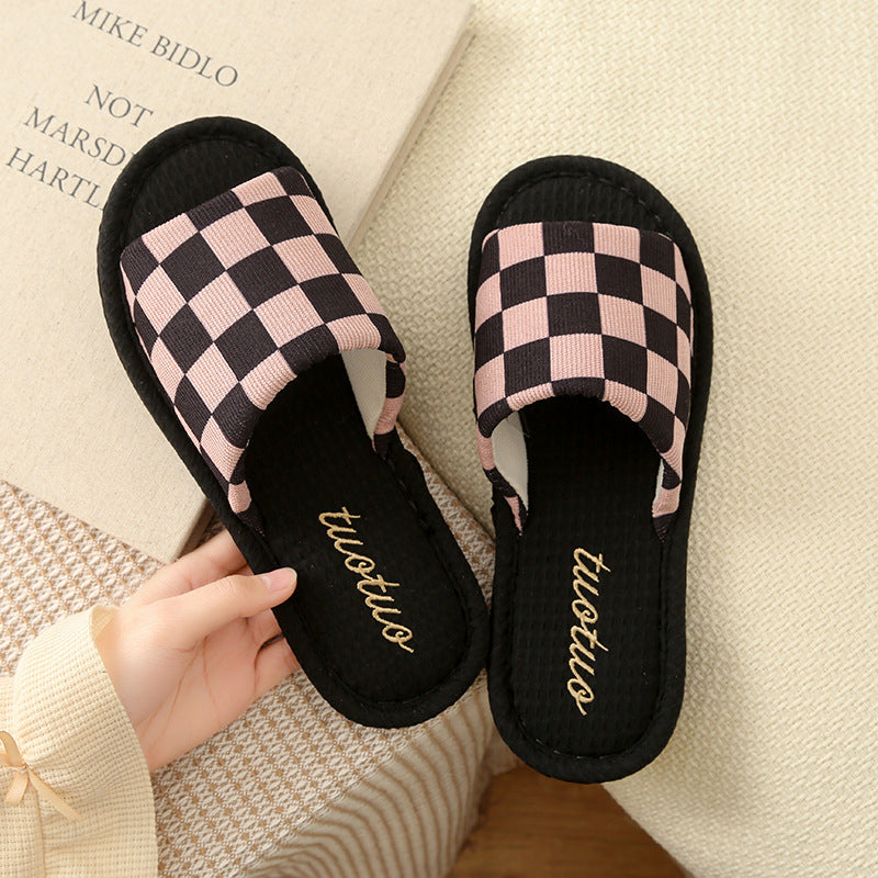 Wholesale Non-slip soft-soled couple indoor silent cloth-soled slippers