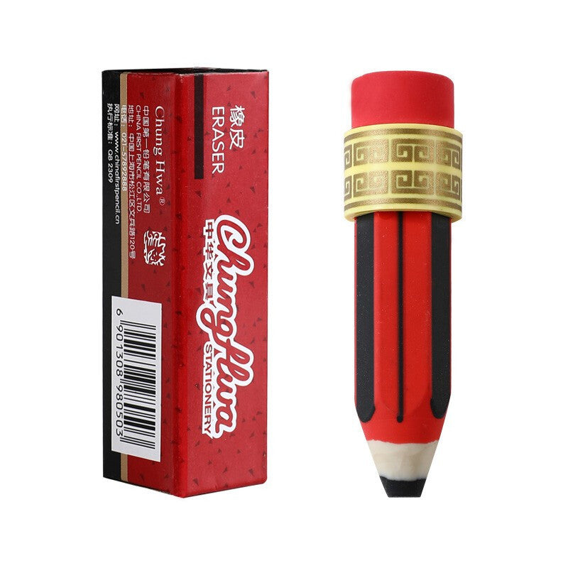 Wholesale Pencil Shaped 2B PVC Erasers
