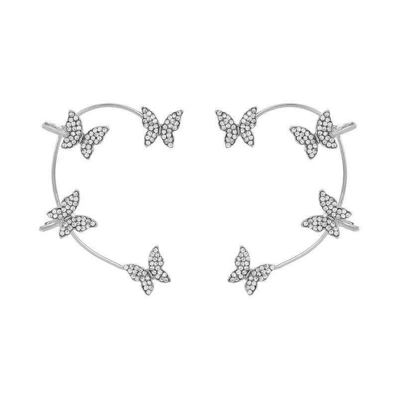 Wholesale Butterfly ear hook integrated earrings