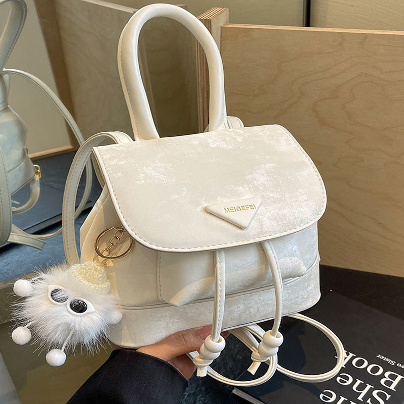 Wholesale Fashion Retro Solid Color Casual Simple Backpack