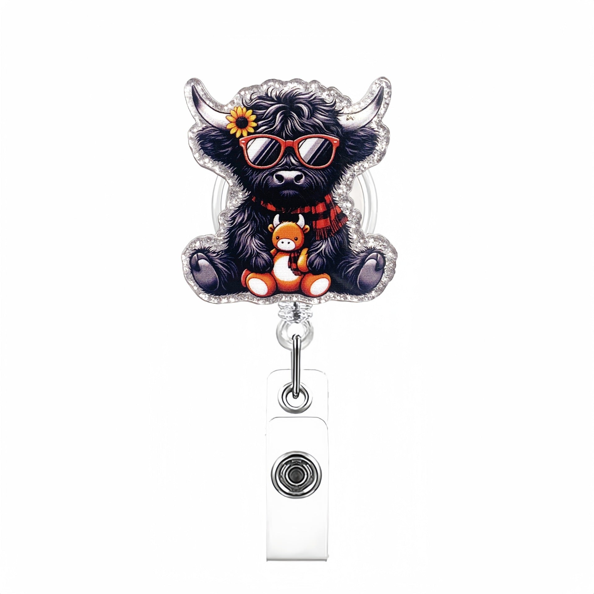 Wholesale Lovely Animal Retractable Keychain