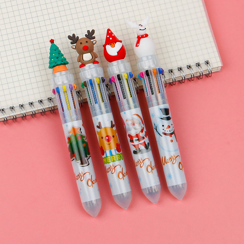Wholesale Random Style Christmas Plastic Ballpoint Pen