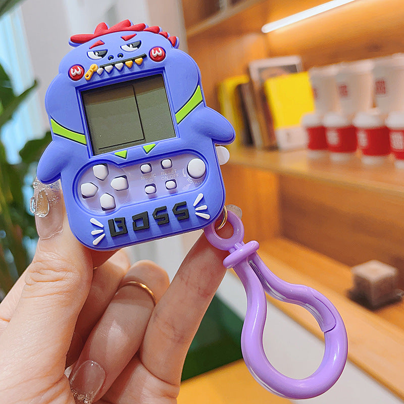 Wholesale Cartoon Dinosaur Game Machine Zinc Alloy Keychain