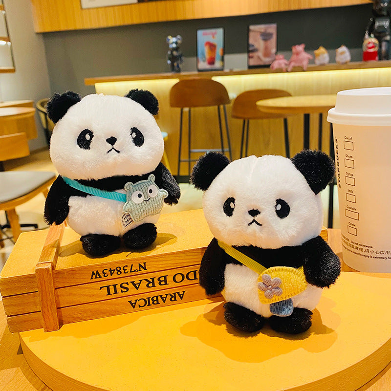 Wholesale Creative Cute Plush Panda Doll Ornament Keychain