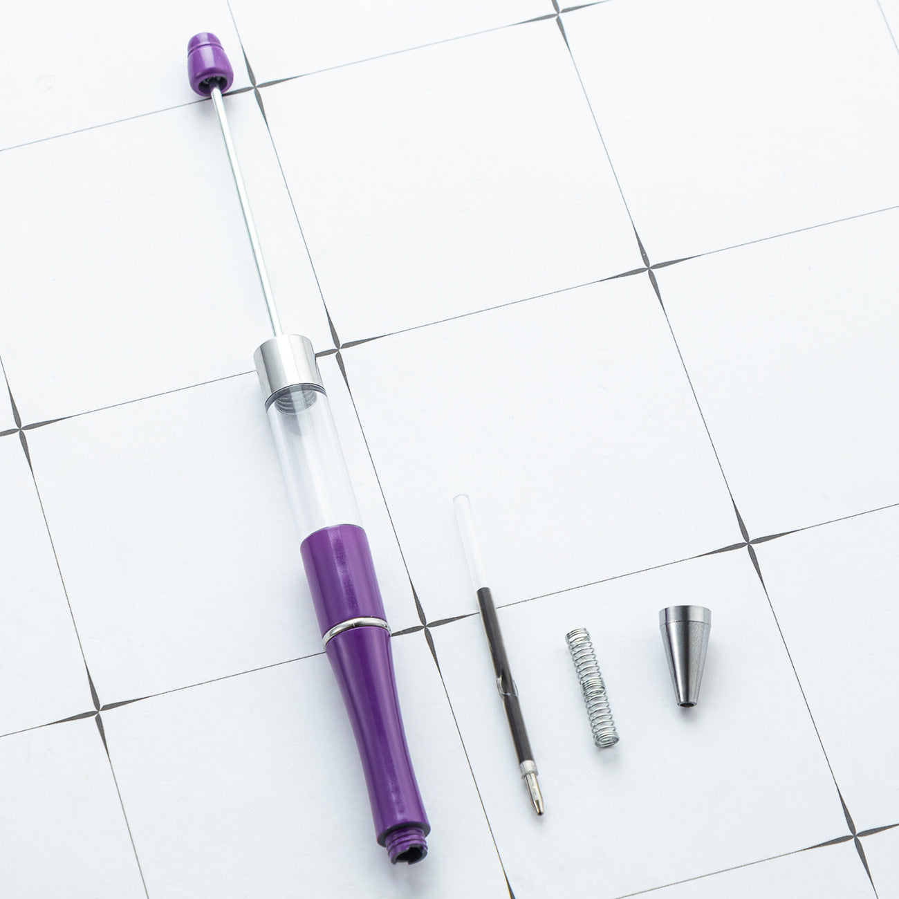 Wholesale DIY Beadable  Pens Empty Tube Pen DIY Pens