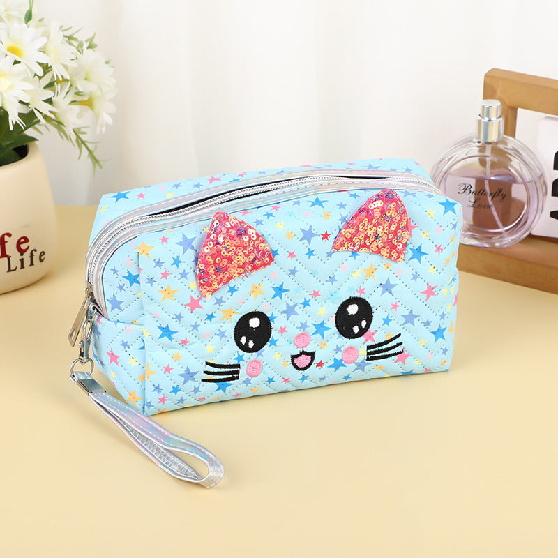 Wholesale Gradient Cat Large Capacity Portable Travel Storage Bag