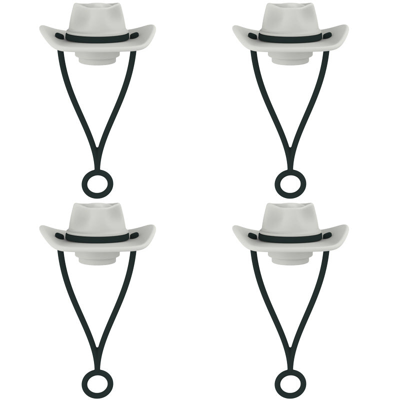 Wholesale 6-10mm Dust-proof Silicone Straw Caps