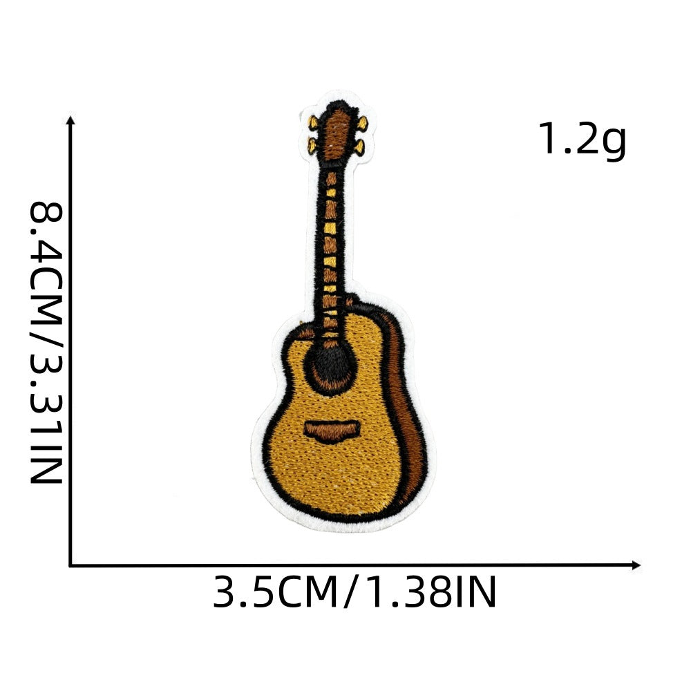 Wholesale Western Denim Embroidery Zhangzai Clothing Accessories Hot Melt Adhesive Non Stitching Large Pattern Cloth Patch FS