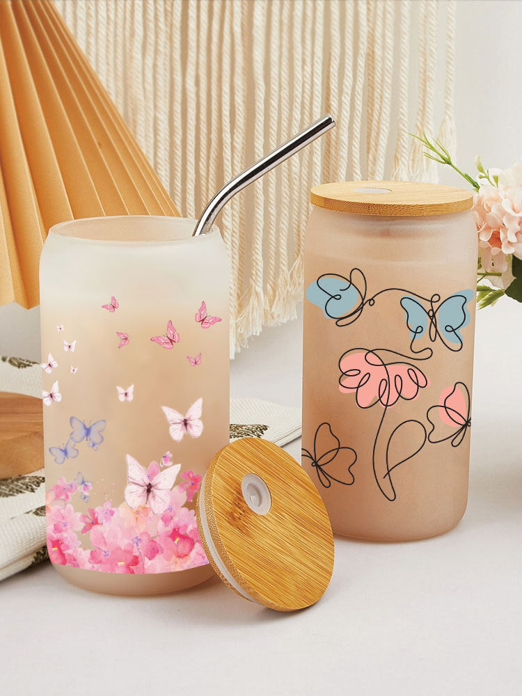 Wholesale cartoon printed cup stickers crystal logo