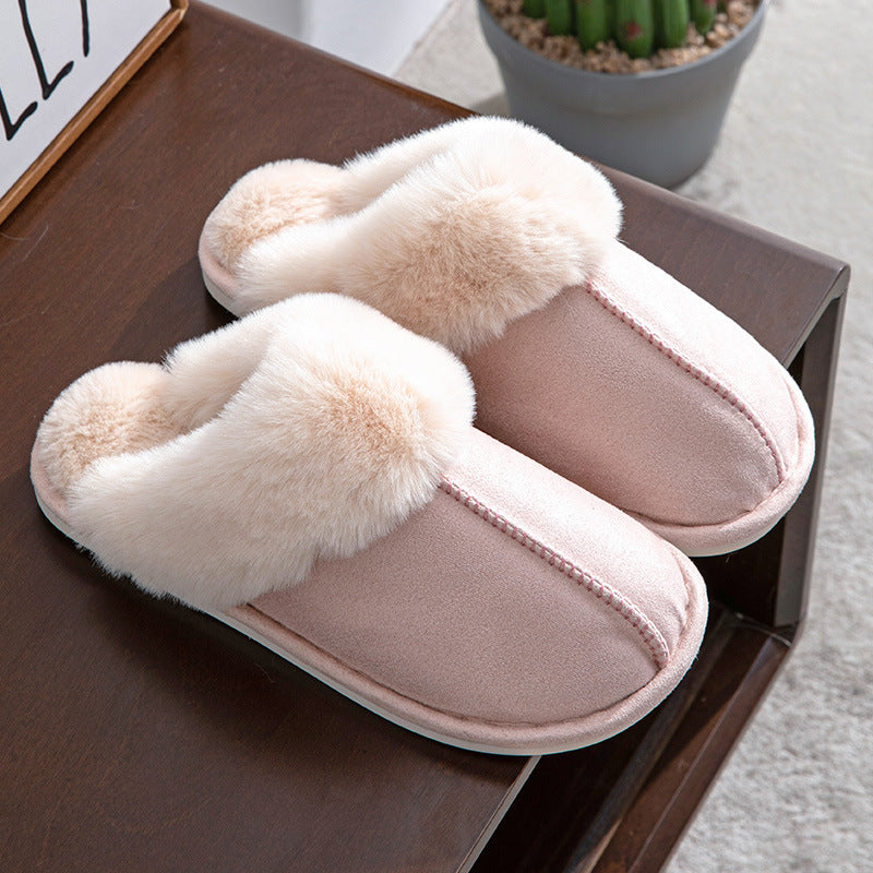 Wholesale of Autumn and Winter Plush Cotton Slippers