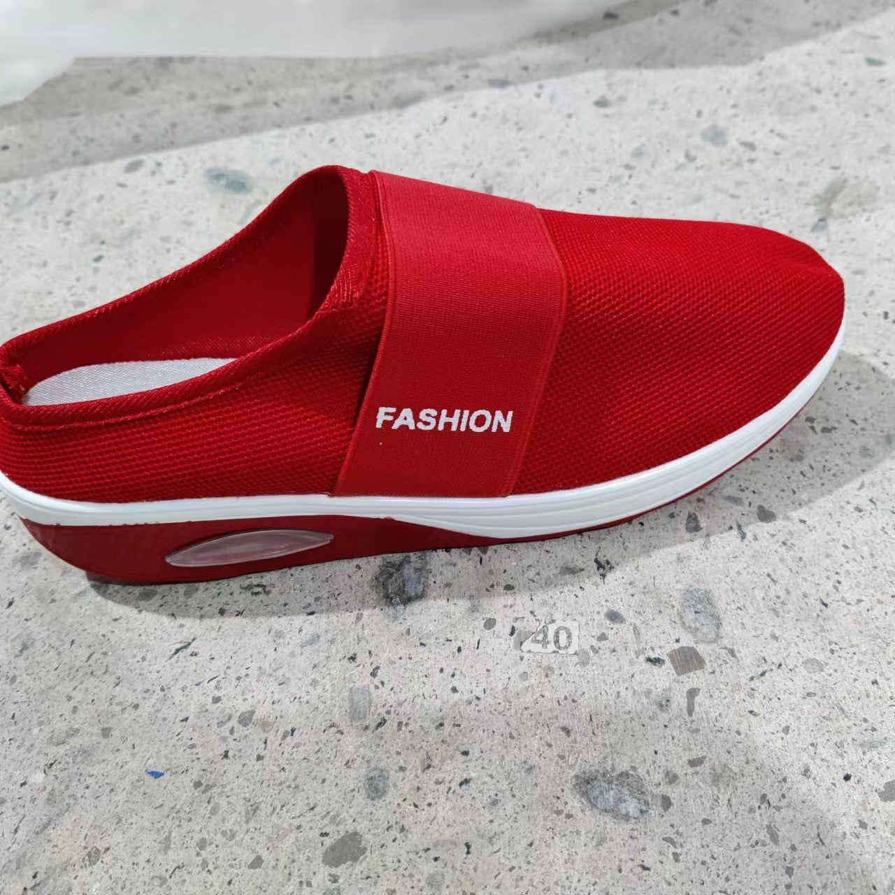 Wholesale large size Baotou slippers women breathable fly woven mesh pedal Half Drag