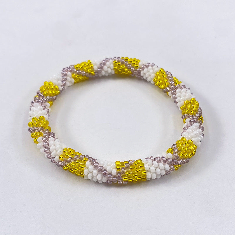 Wholesale Rice Bead Hairband Bohemian Pure Handmade All-match Fashion Bracelet