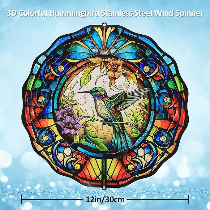 Wholesale animal wind-turning ornaments outdoor 3D rotating wind chimes