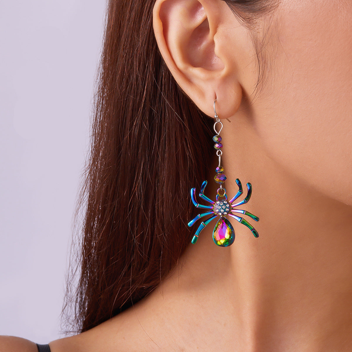 Wholesale  Colorful spider  Earrings