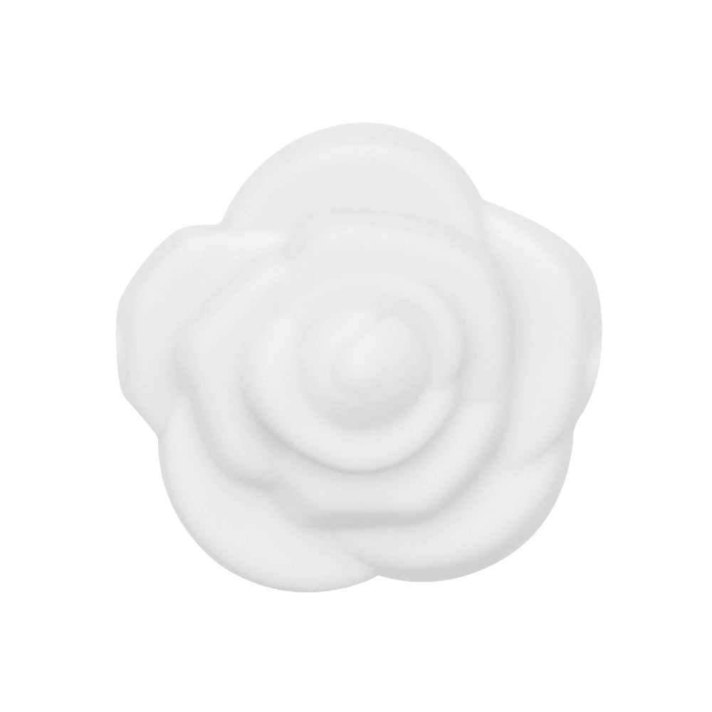 Wholesale 20PCS Rosette Silicone Beads DIY Loose Beads