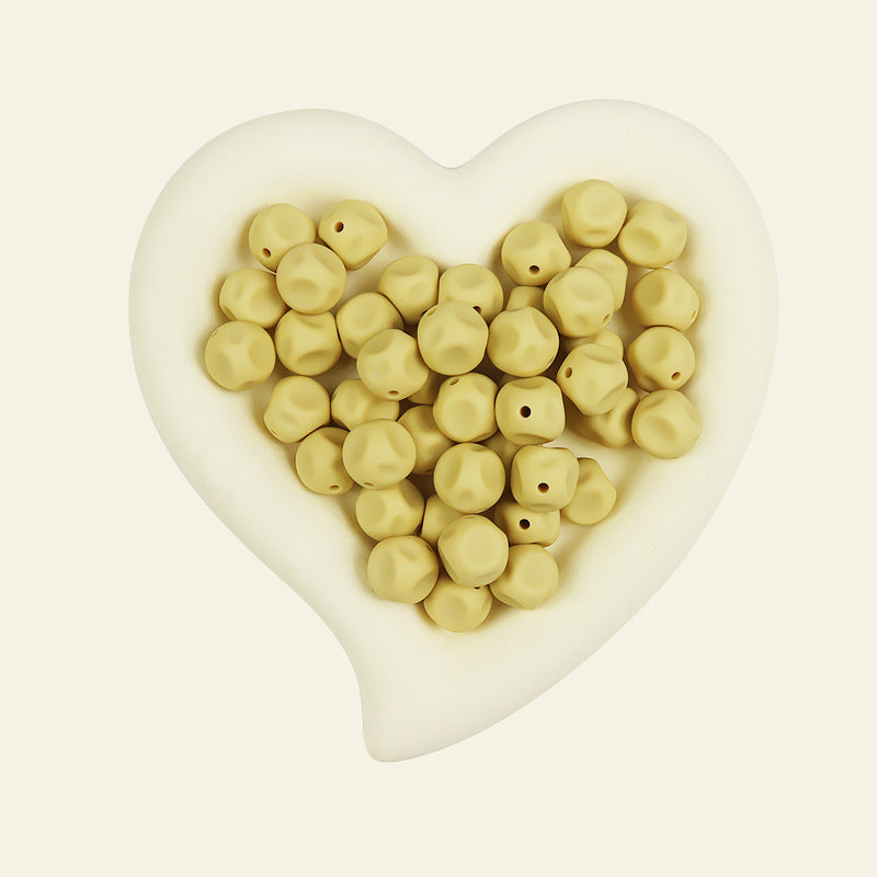 Wholesale 15mm Irregular Silicone Bead DIY Bead Pen Accessories