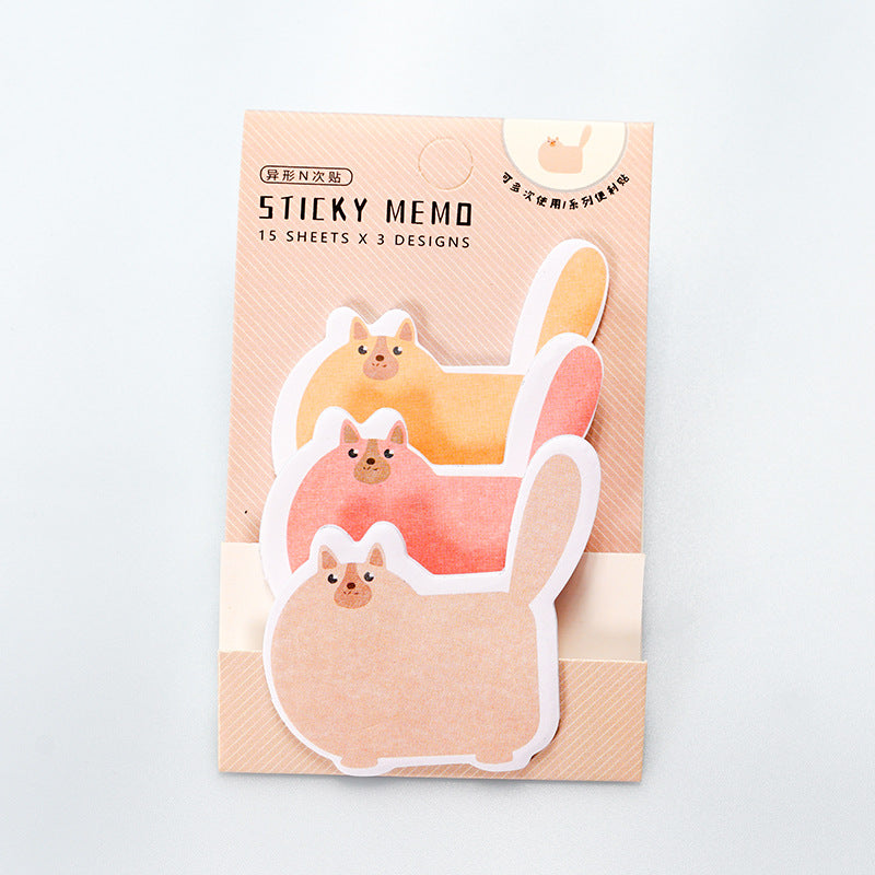 Wholesale 10 PCS Cute Cartoon Paper Sticky Notes