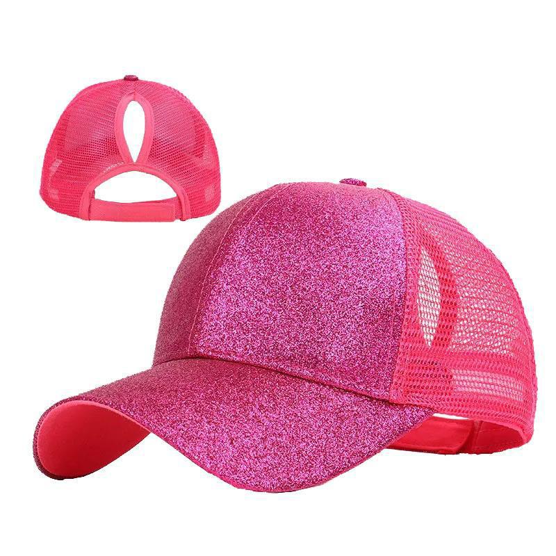 Wholesale Open Ponytail Hat Mesh Outdoor Casual Baseball Cap