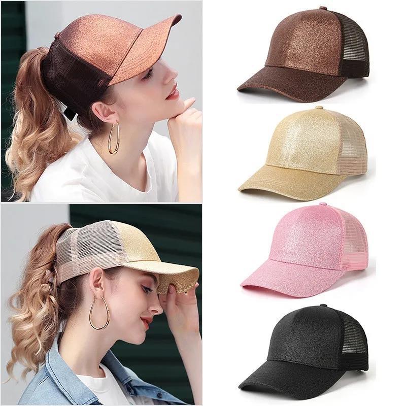 Wholesale Open Ponytail Hat Mesh Outdoor Casual Baseball Cap