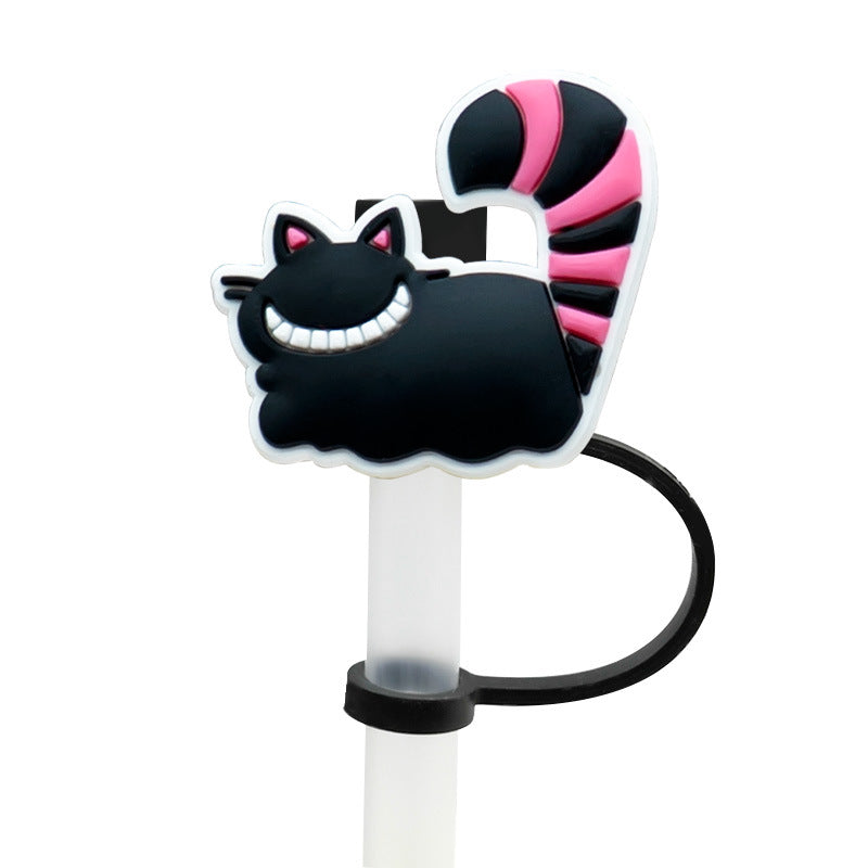 Wholesale of 10pcs Cute Silicone Straw Sets