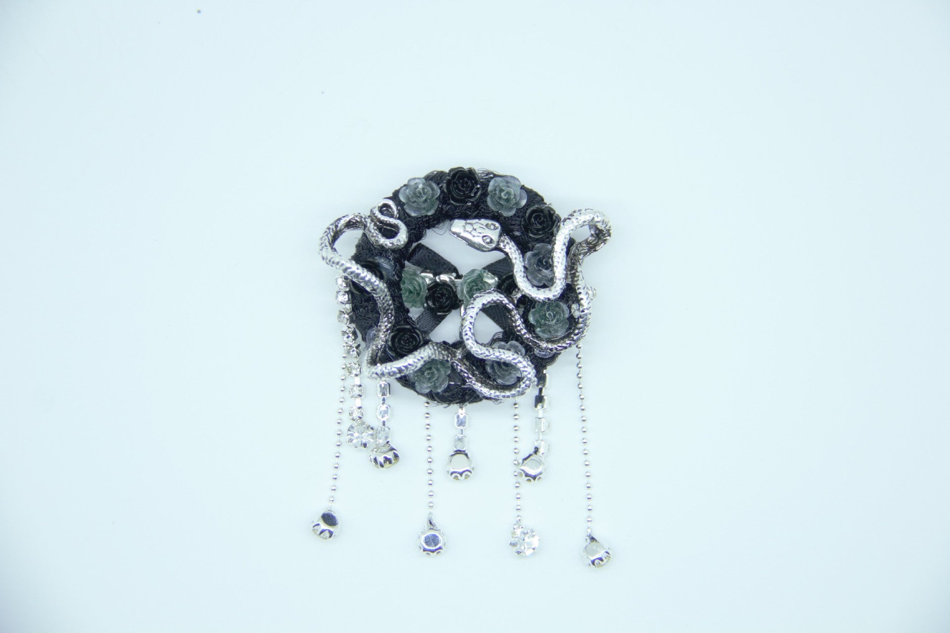 Wholesale Heavy Industry Dark Retro Snake Tassel Ring DIY Jewelry Accessories Beads