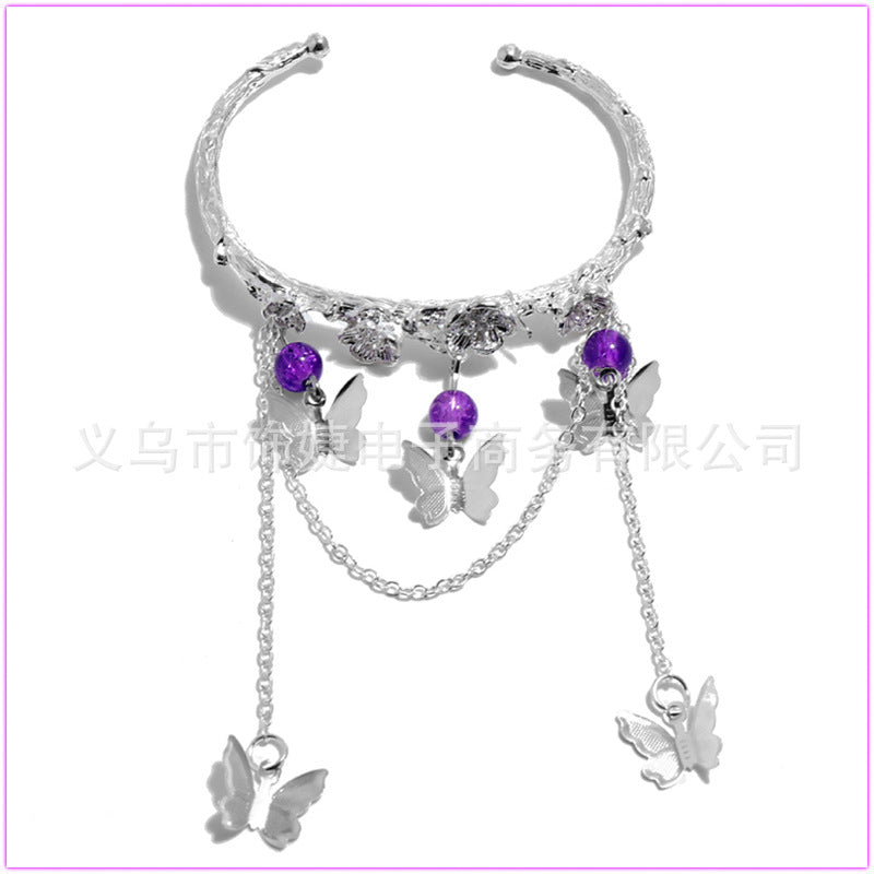 Wholesale Butterfly Cutout Alloy Bracelets
