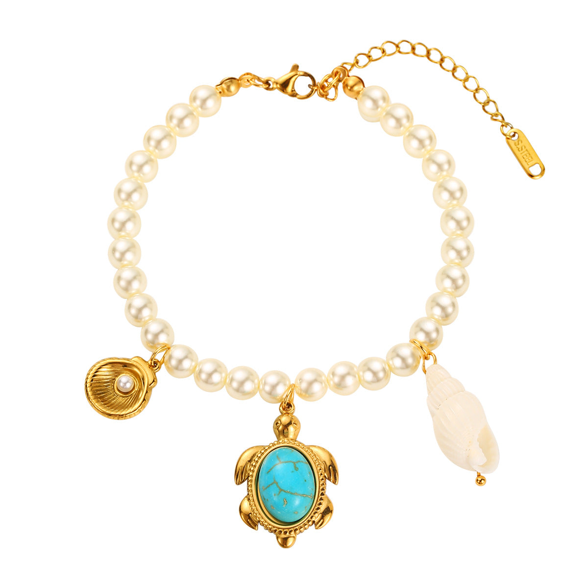 Wholesale Ocean Series Pearl Bracelet Turquoise Jewelry