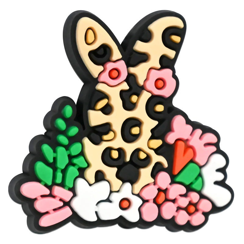 Wholesale  Random 100pcs/pack Cartoon Thick Patch Perforated DIY Ballpoint Pen Beads