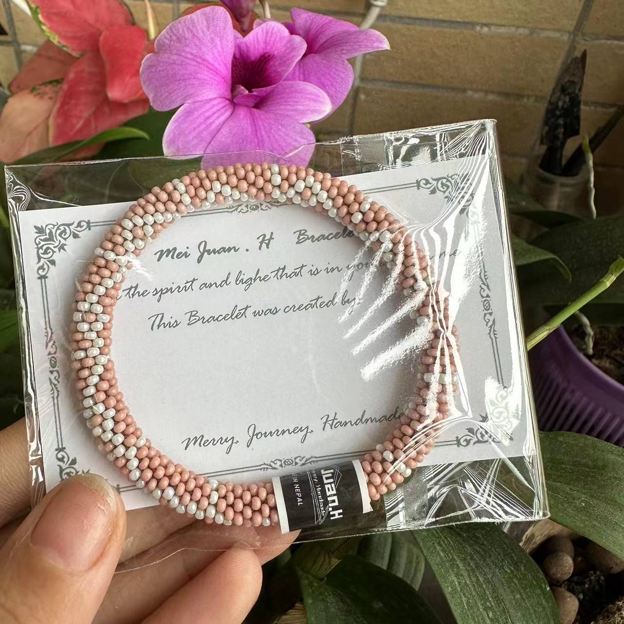 Wholesale Aroma Diffuser Bohemian Rice Beads Japanese All-match Bracelet