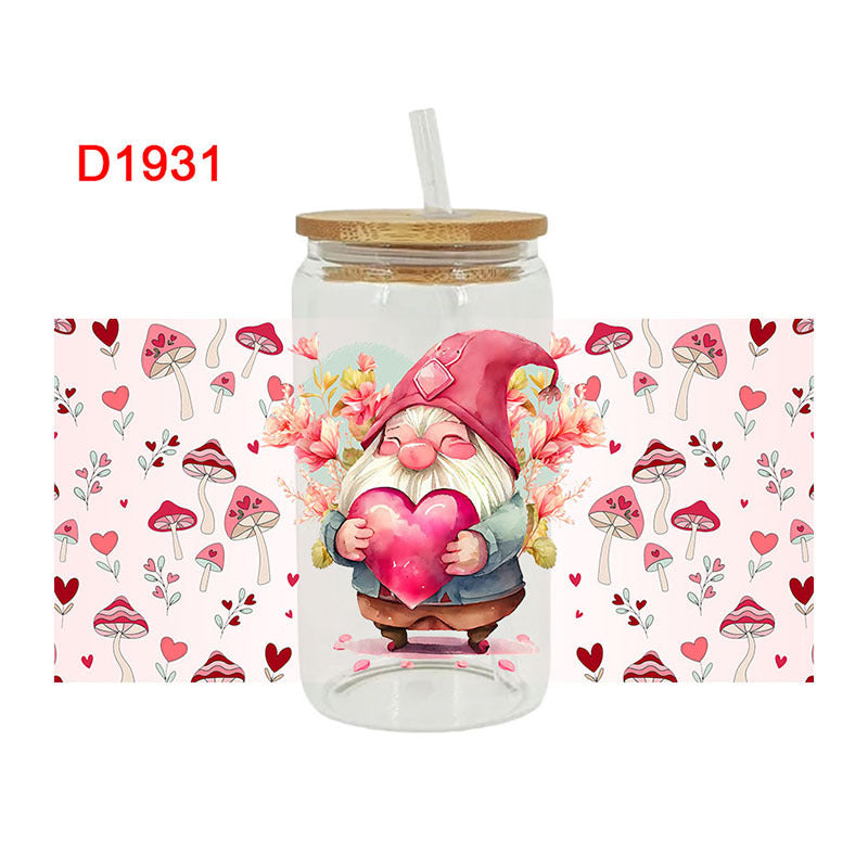 Wholesale 16oz Heat Transfer Printing Cup Sticker