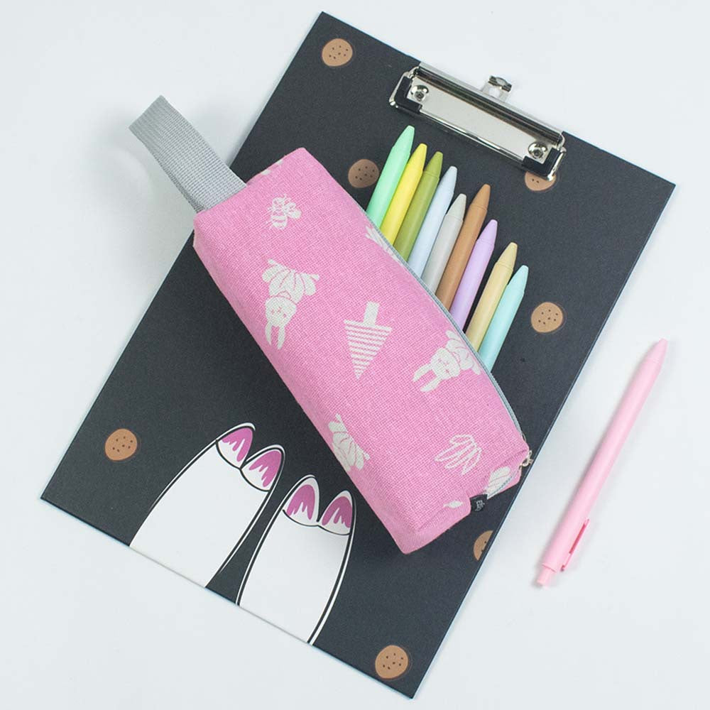 Wholesale Canvas Portable Cartoon Animal Pen Bags