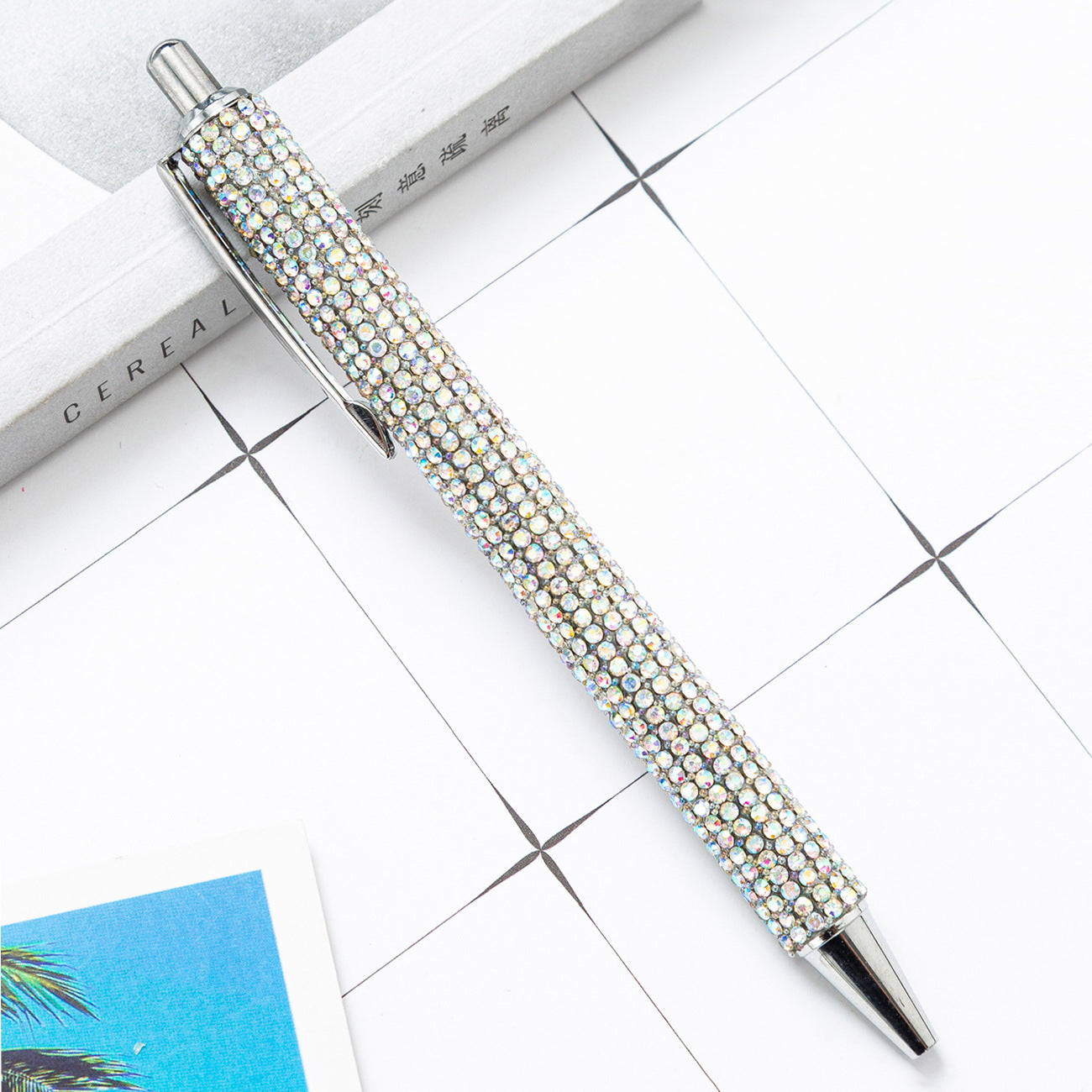 Wholesale Pressing Rhinestone Metal Pens