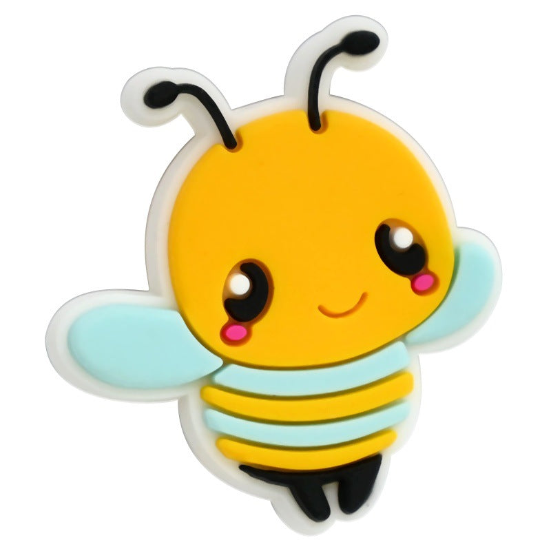 Wholesale   Random 100pcs/pack Cute bee ballpoint pen beads