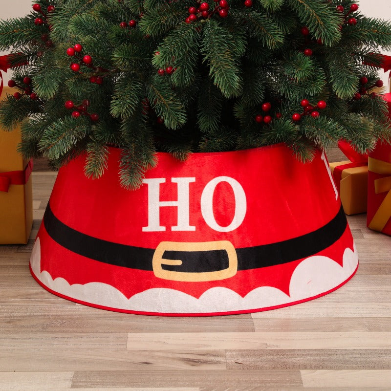 Wholesale Fabric Christmas Tree Skirt Base decoration Props