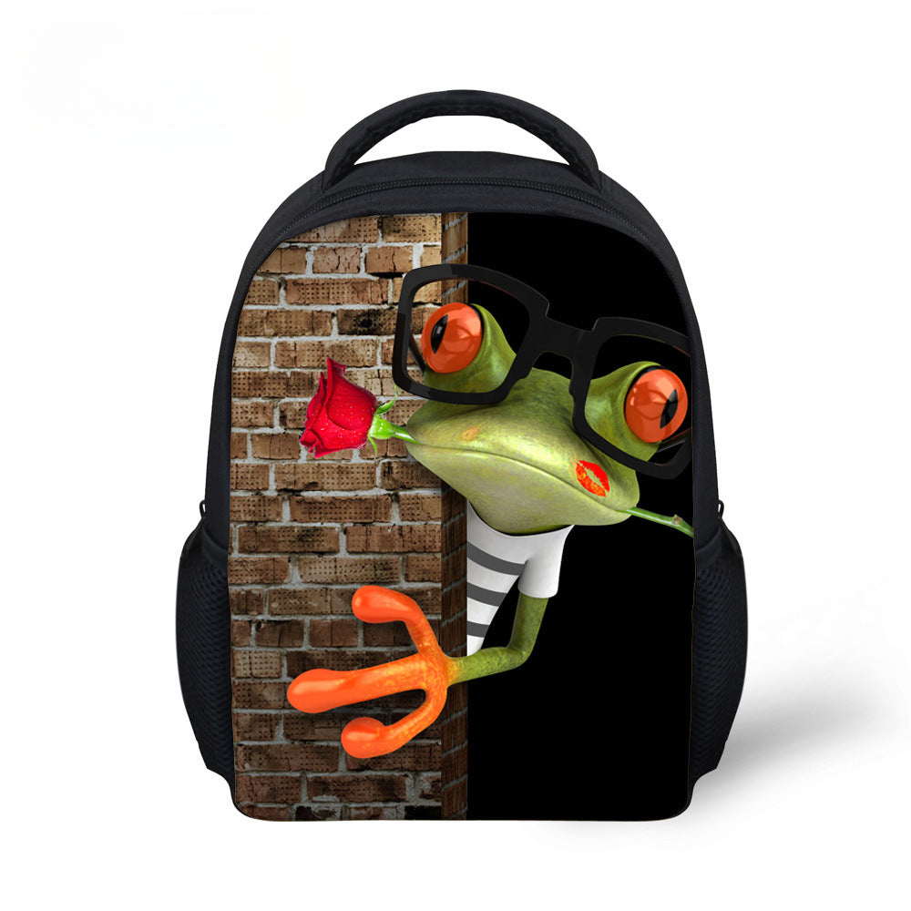 Wholesale Dinosaur Frog Polyester Backpack