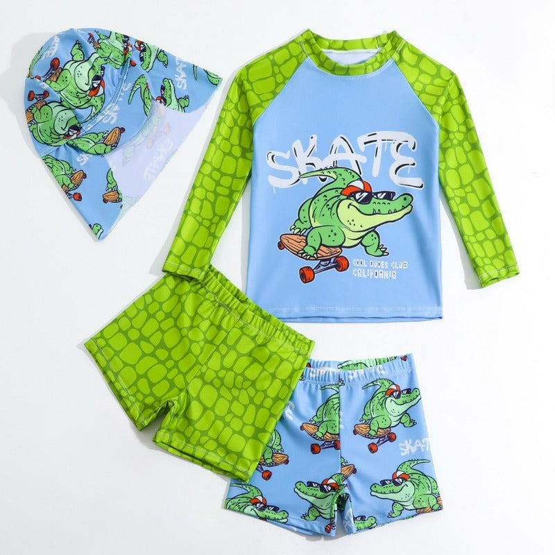Wholesale Creative Graffiti Original Design Swimming Baby Clothes