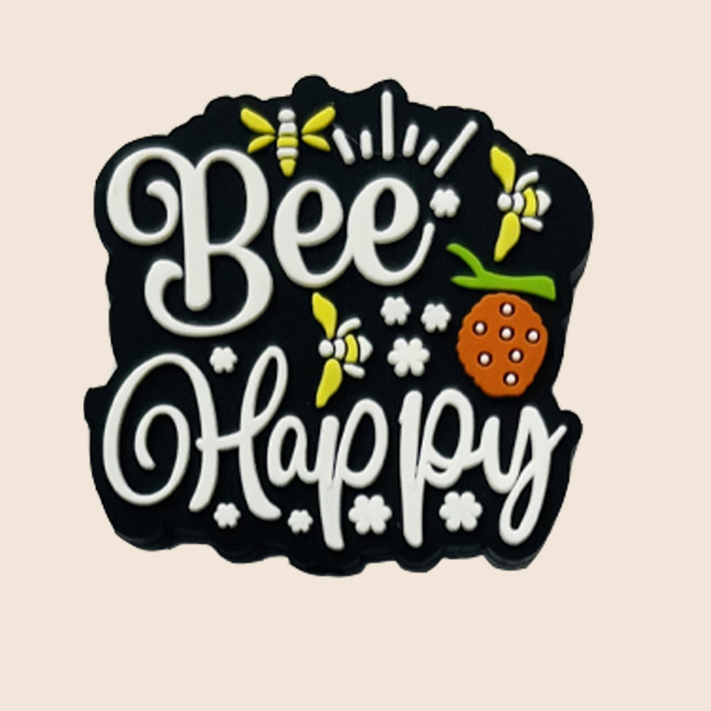 Wholesale 10pcs Cartoon Halloween Ghost Checkerboard Flower DIY Bead Pen Silicone Beads